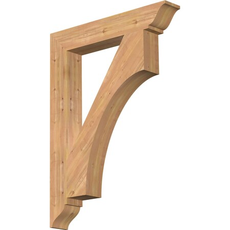 Ekena Millwork Westlake Traditional Smooth Bracket, Western Red Cedar, 5 1/2"W x 36"D x 48"H BKT06X36X48WTL01SWR